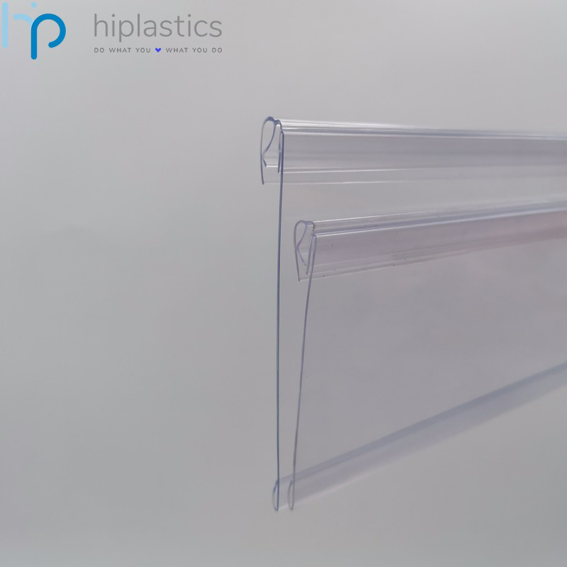 Hiplastics FO60 FO75 FO100 Clear PVC Shelf Talker from Manufacturer缩略图