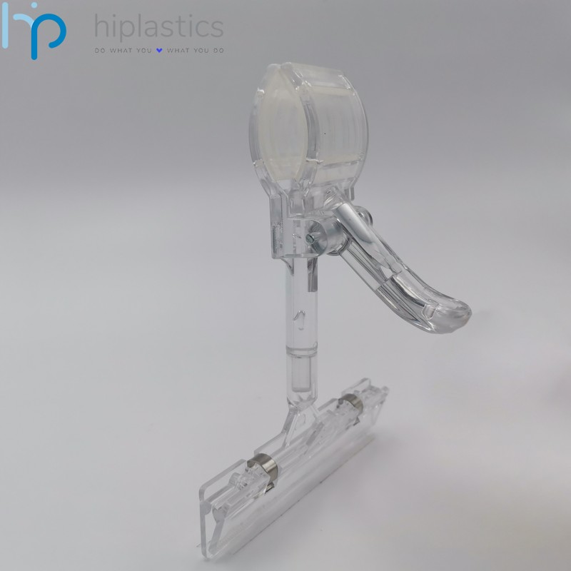 Hiplastics HYZ21064 PC PS Daumen-Clip auf Schildhalter für den Einzelhandel缩略图