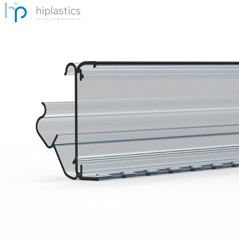 Hiplastics HY20145 Clip-on ESL Rail for Pricer/Hanshow Electronic Shelf Label缩略图